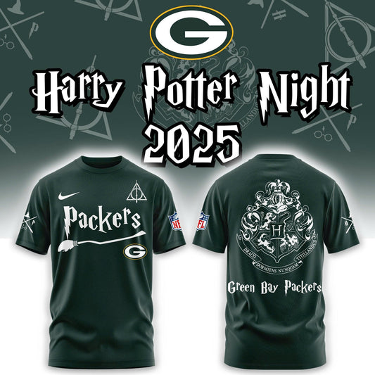 Green Bay Packers Harry Potter 2025 Combo T-Shirt