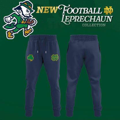 Notre Dame Fighting Irish Football Leprechaun Limited Editions 2025 Hoodie – Navy