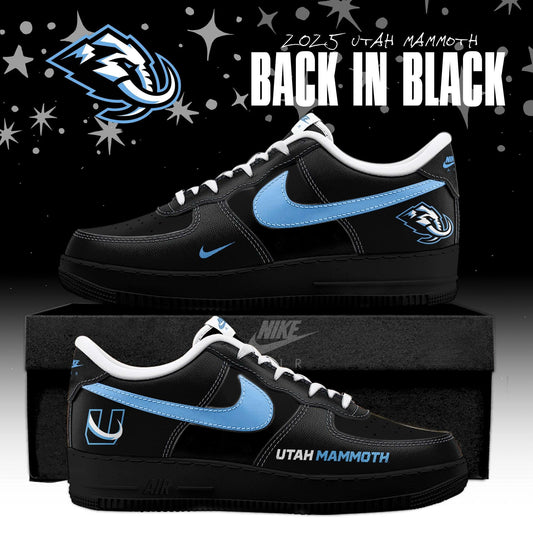 Utah Mammoth x Back In Black Special Edition AF1 Sneakers